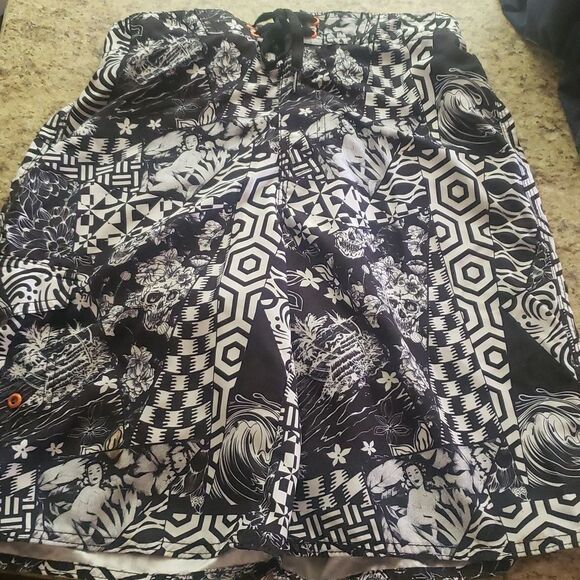 Joe Boxer Blue & White Swim Trunks Mens | Lightweight Quick-Dry Shorts W28 - Picture 1 of 6